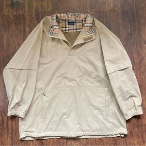 Burberry Golf Tan Pullover Jacket